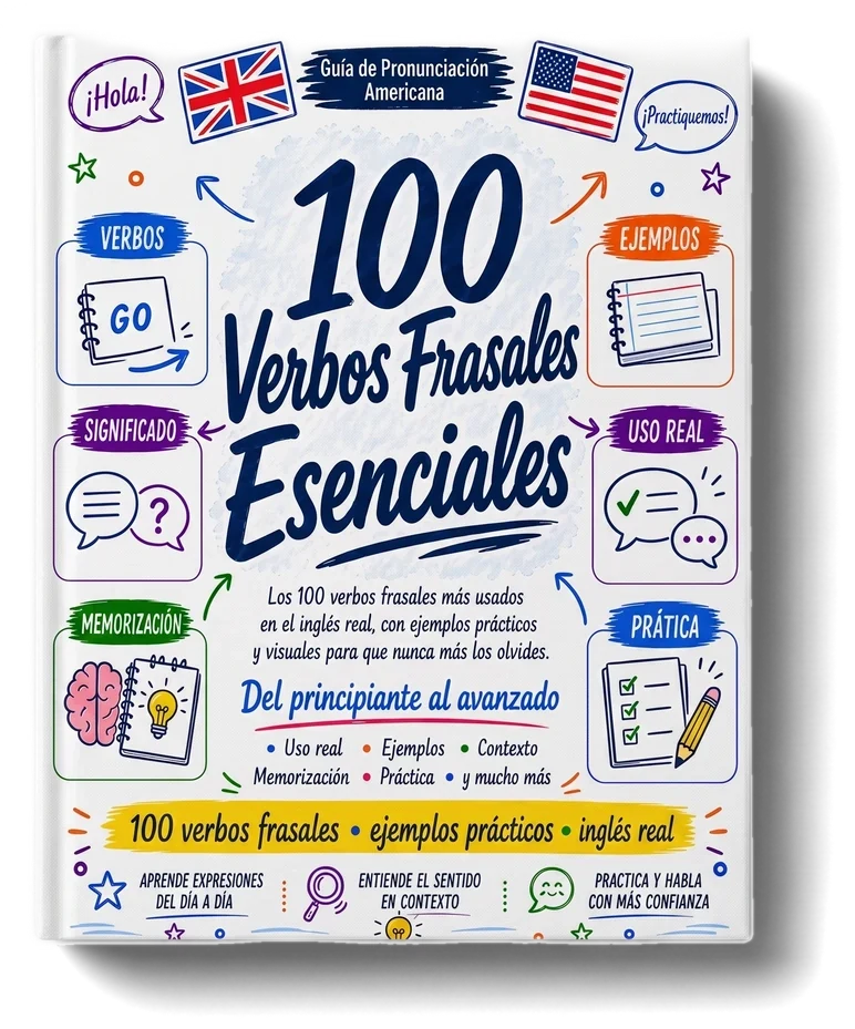 Portada de 100 Verbos Frasales Esenciales